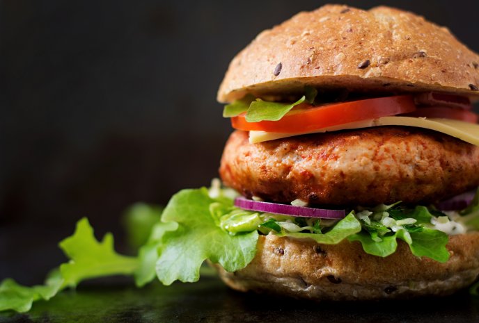 Hamburguesa de Carne de Pollo